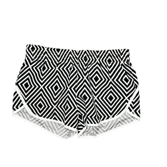 Geometric Loose Athletic Shorts - Picture 1 of 4